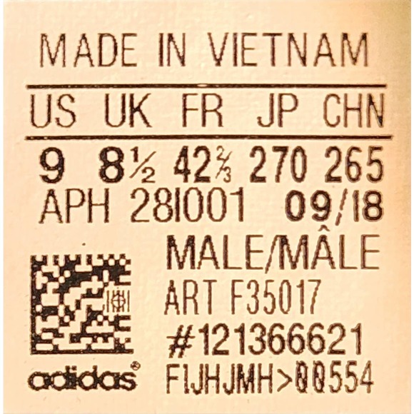 Adidas Yung-96 Collegiate "Raw White Navy" Solar Orange Sneaker Men Size 9 Shoe - Picture 7 of 7